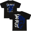 Men's Customized Loose Sad Boyz Junior H Graphic Short-Sleeve T-Shirt, Vintage Hip Hop Rap Crew Neck Streetwear, Unisex Casual Fan Gift Merch