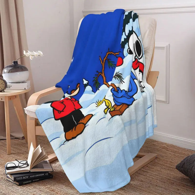 Halloween-M Blanket All Season Sofa Bedroom Chairs Dorm Couch Camping Soft Warm Cozy Bed Fleece Throw Gift for Men Women Boy Girl