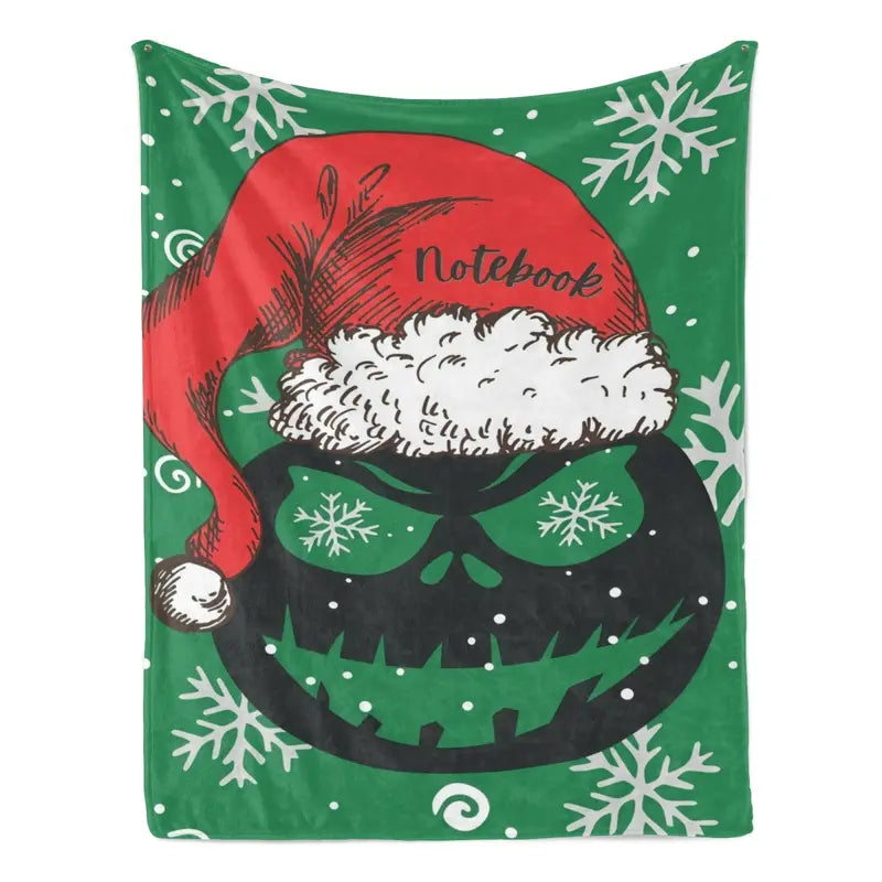 Disney Christmas Characters Plush Flannel Fleece Throw Blanket - Santa Mickey Mouse Character Print, Multi-Size, Soft Plush Texture, Festive Look & Christmas Fun, Home-Travel Use, Festive Holiday Gift