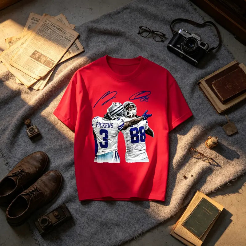 Vintage Close-Up Football Athlete Signature Graphic Unisex T-Shirt |   Great Gift For Sports Fans