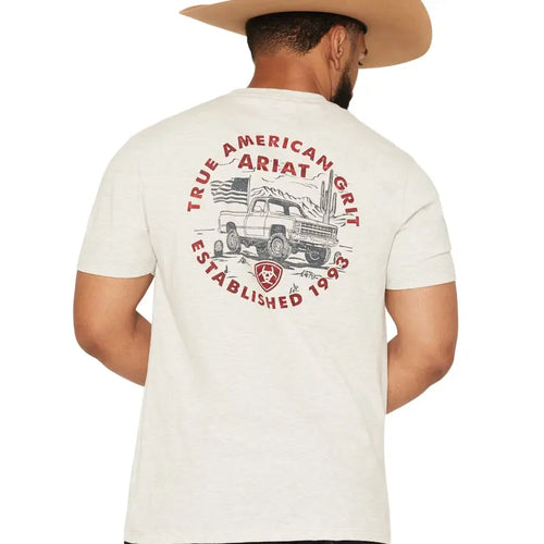 Ariat Men's Men'S Trucker Freedom Flag Short Sleeve Graphic T-Shirt - 10080251