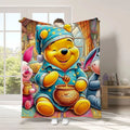 Disney Winnie The Pooh Piglet Eeyore Sleepwear Honey Pot Throw Blanket Bedtime Cozy Gift For Kids Parents Comfort Blanket Throw Blankets