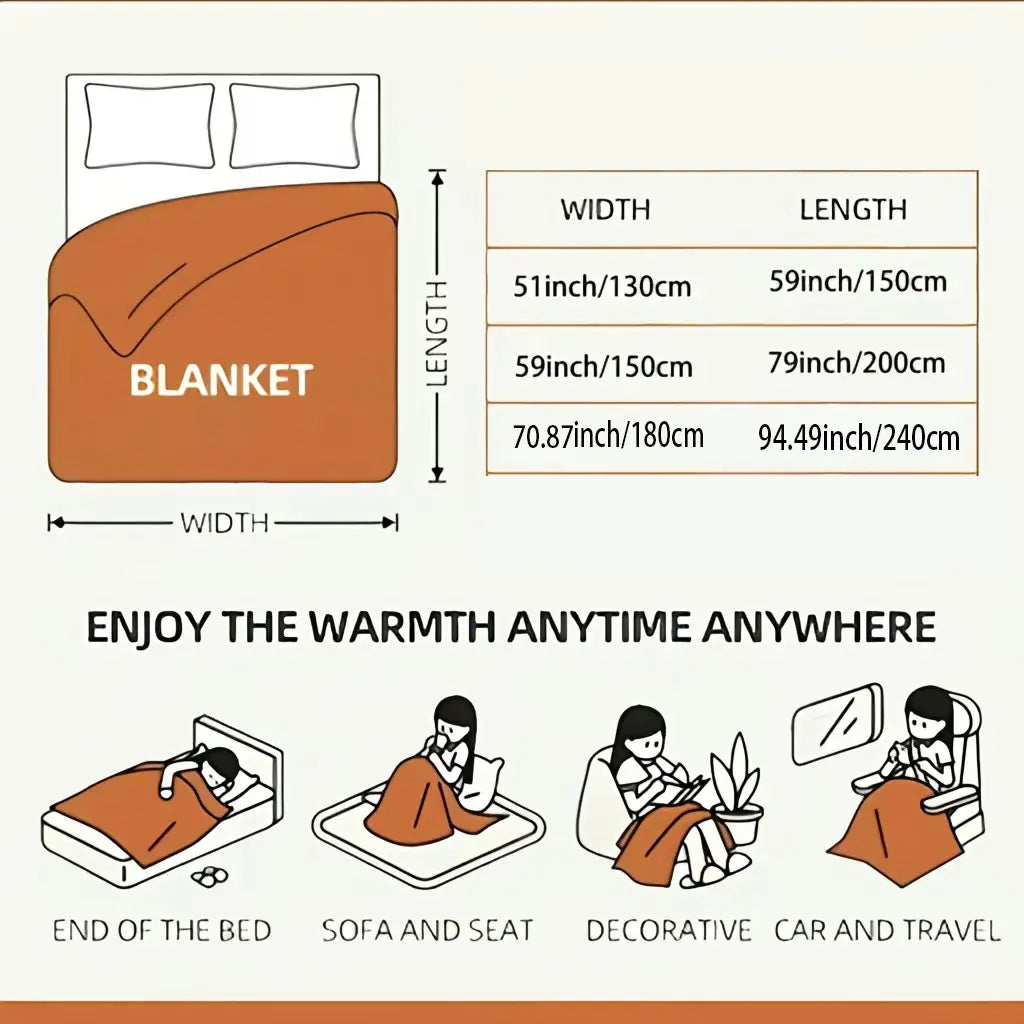 Letter Pattern Flannel Blanket, 1 or 2 Pieces Soft Throw Blanket, Warm Nap Blanket for Air-Conditioned Rooms, Cozy Home & Office Gift for Your Loved One #GLOBAL PICKS