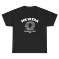 Men's Pure Cotton Casual Short-Sleeve Round Neck T-Shirt - Customized Bold Print MK Ultra 1987 Summer Camp CIA Conspiracy, Heat Transfer, Political Humor Meme, Sarcastic Menswear Top