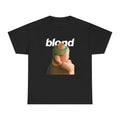 Customized Vintage Blond Art Print Short-Sleeve Heavy Cotton Knit Unisex T-Shirt - Classic Casual Frank Block Graphic Top