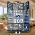 Letter Print Blanket, Slogan Print Blanket, 1 Count Casual Soft Throw Blanket, Air-conditioned Room Blanket, Warm Nap Blanket for Home Office Travel Camping