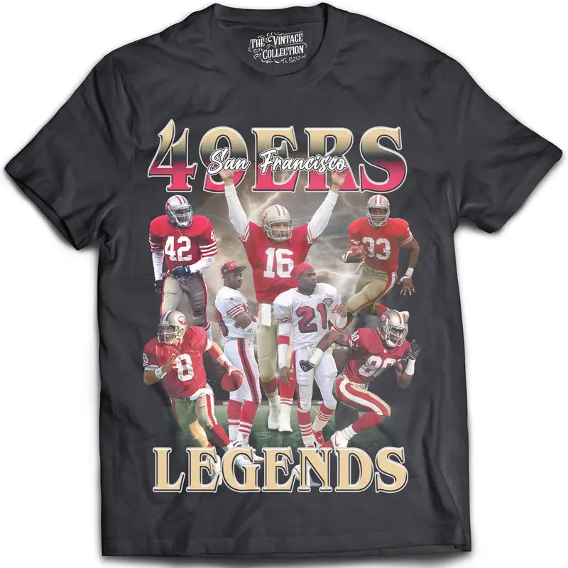 49ers Tribute Legends Shirt , Gift for Him, Gift for Husband, Perfect Gift for Fans