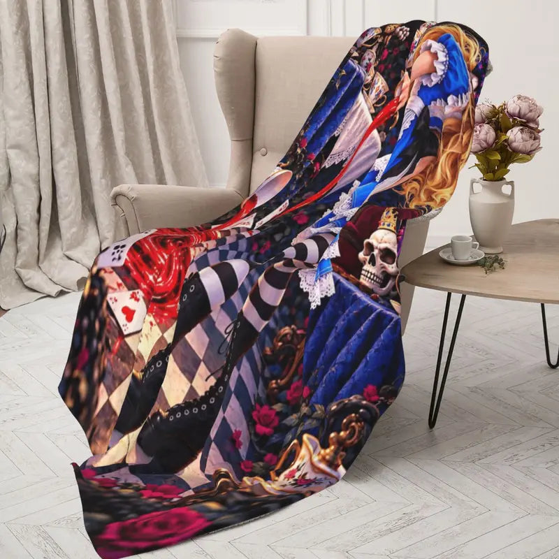 Halloween-M Blanket All Season Sofa Bedroom Chairs Dorm Couch Camping Soft Warm Cozy Bed Fleece Throw Gift for Men Women Boy Girl
