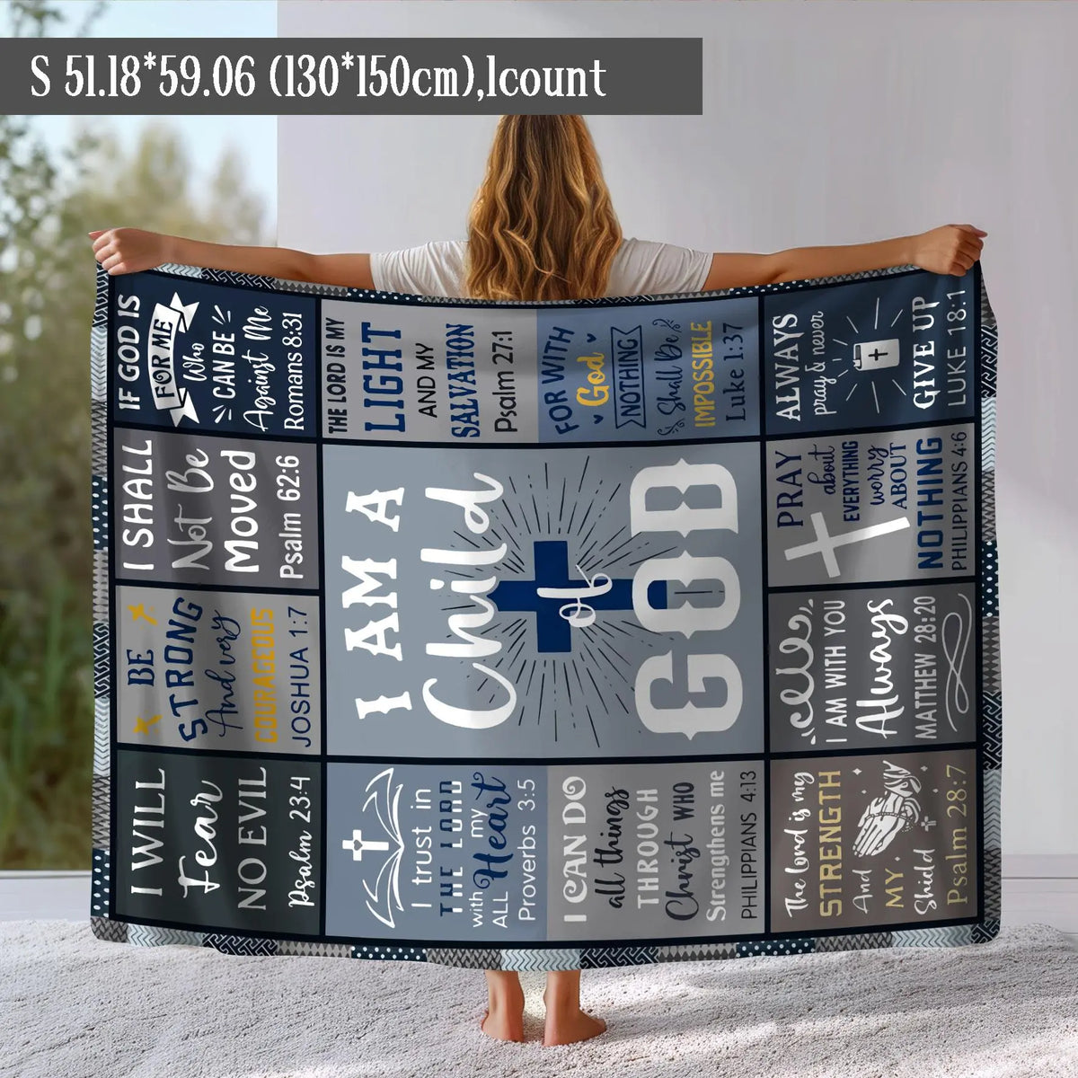 Letter Print Blanket, Slogan Print Blanket, 1 Count Casual Soft Throw Blanket, Air-conditioned Room Blanket, Warm Nap Blanket for Home Office Travel Camping