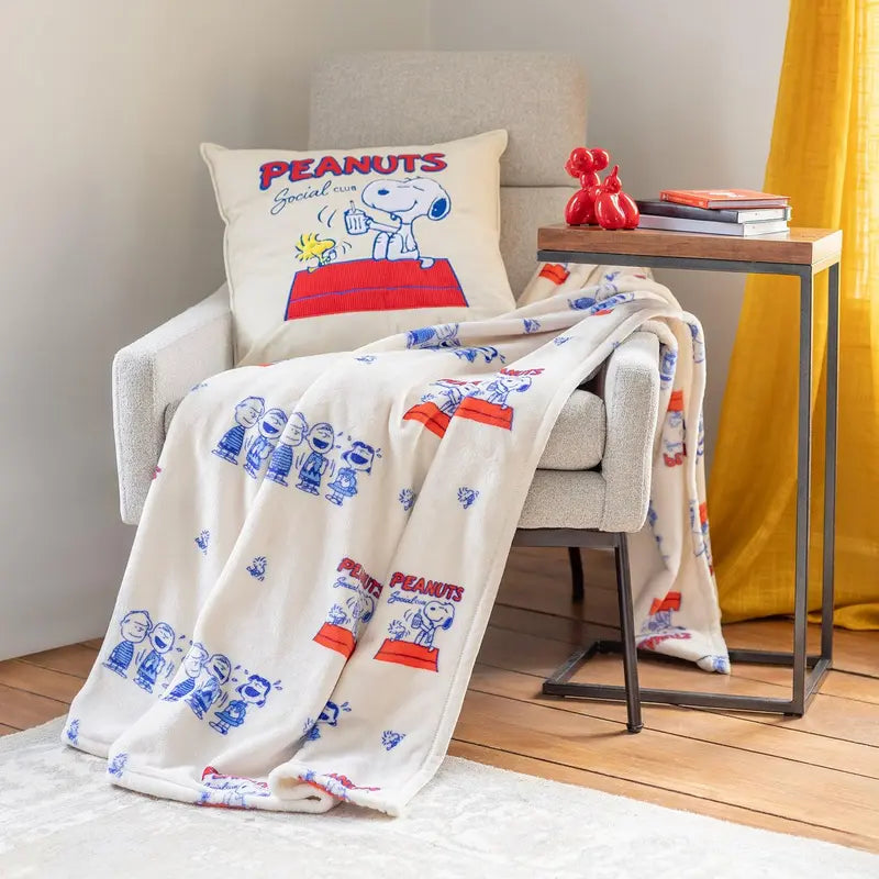 Berkshire Peanuts Snoopy Blanket & Lounge Pants Gift Set, Super Soft VelvetLoft Plush Throw & Cozy Lightweight Pajama Pants, Cute Christmas Holiday Gift for Snoopy Fans