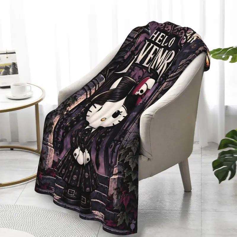 Halloween-M Blanket All Season Sofa Bedroom Chairs Dorm Couch Camping Soft Warm Cozy Bed Fleece Throw Gift for Men Women Boy Girl