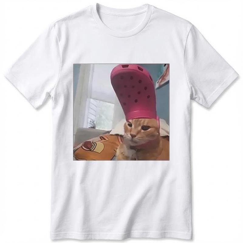 Men's Customized Casual Cotton Crew Neck T-Shirt - Menswear Tops, All Seasons, Matching Cat Couples Shirt, Valentine's Gift, Do Not Bleach