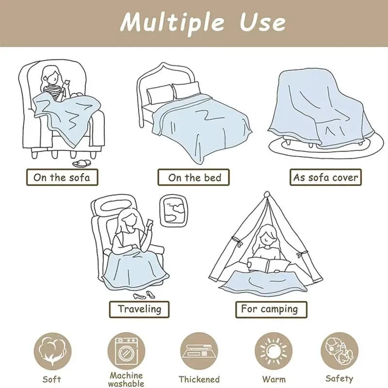 Capybara Print Flannel Fabric Blanket - Custom Text Character-Themed Cute Blanket, Warm Cozy, Suitable for Beds, Sofas, Camping, Ideal Gift for Pet Lovers