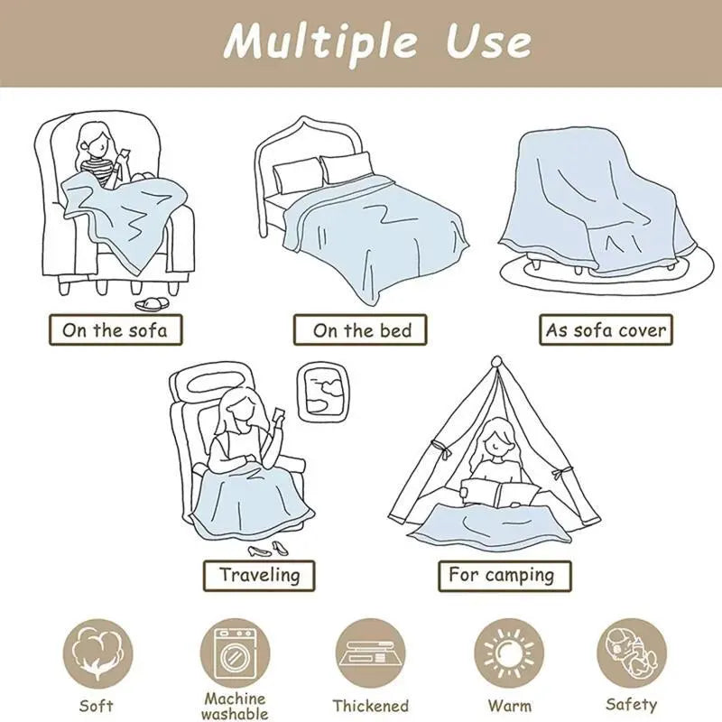 1pc Ultra-Soft Flannel-Milk Velvet Anti-Static Blanket, All-Season Modern Skull Pattern Throw, Lightweight Warm Machine-Washable Colorfast, Suitable for Bed, Sofa, Anti-Static Blankets