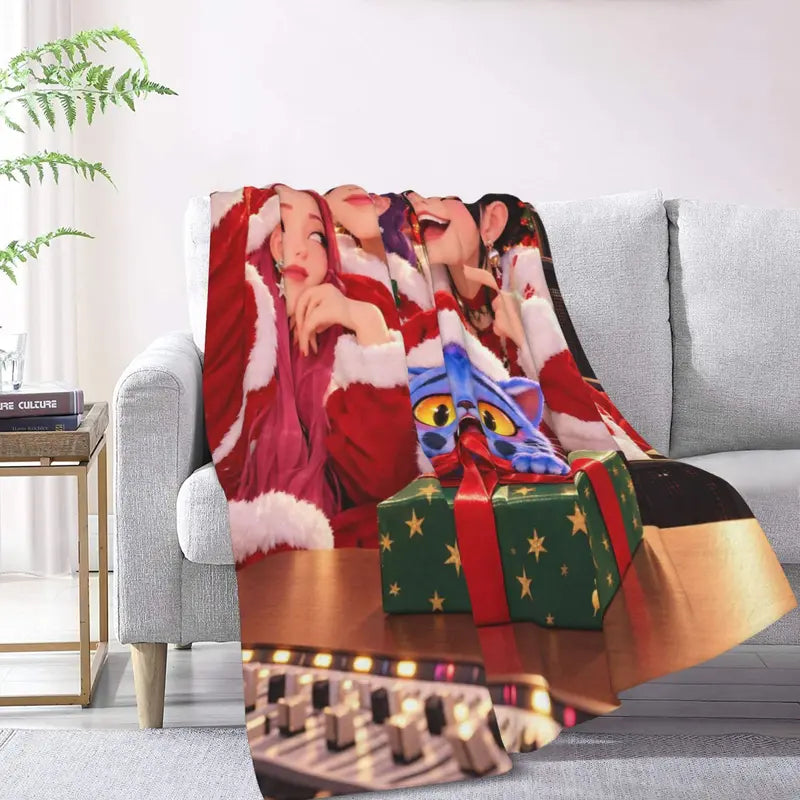 Halloween-M Blanket All Season Sofa Bedroom Chairs Dorm Couch Camping Soft Warm Cozy Bed Fleece Throw Gift for Men Women Boy Girl