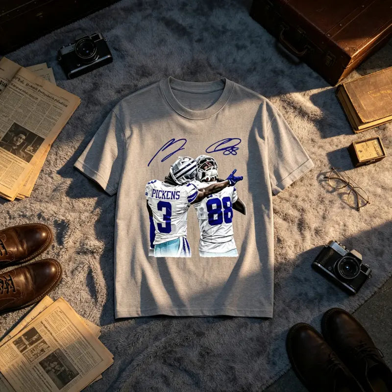 Vintage Close-Up Football Athlete Signature Graphic Unisex T-Shirt |   Great Gift For Sports Fans