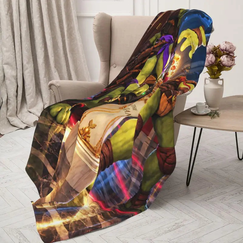 Halloween-M Blanket All Season Sofa Bedroom Chairs Dorm Couch Camping Soft Warm Cozy Bed Fleece Throw Gift for Men Women Boy Girl