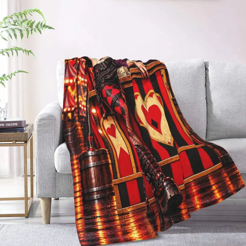 Halloween-M Blanket All Season Sofa Bedroom Chairs Dorm Couch Camping Soft Warm Cozy Bed Fleece Throw Gift for Men Women Boy Girl