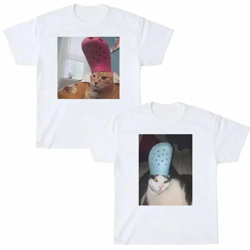 Men's Customized Casual Cotton Crew Neck T-Shirt - Menswear Tops, All Seasons, Matching Cat Couples Shirt, Valentine's Gift, Do Not Bleach