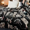 [Summer Sale Deals] Horror movie throw blanket is soft and cozy, perfect for home office or picnic decoration for Halloween
