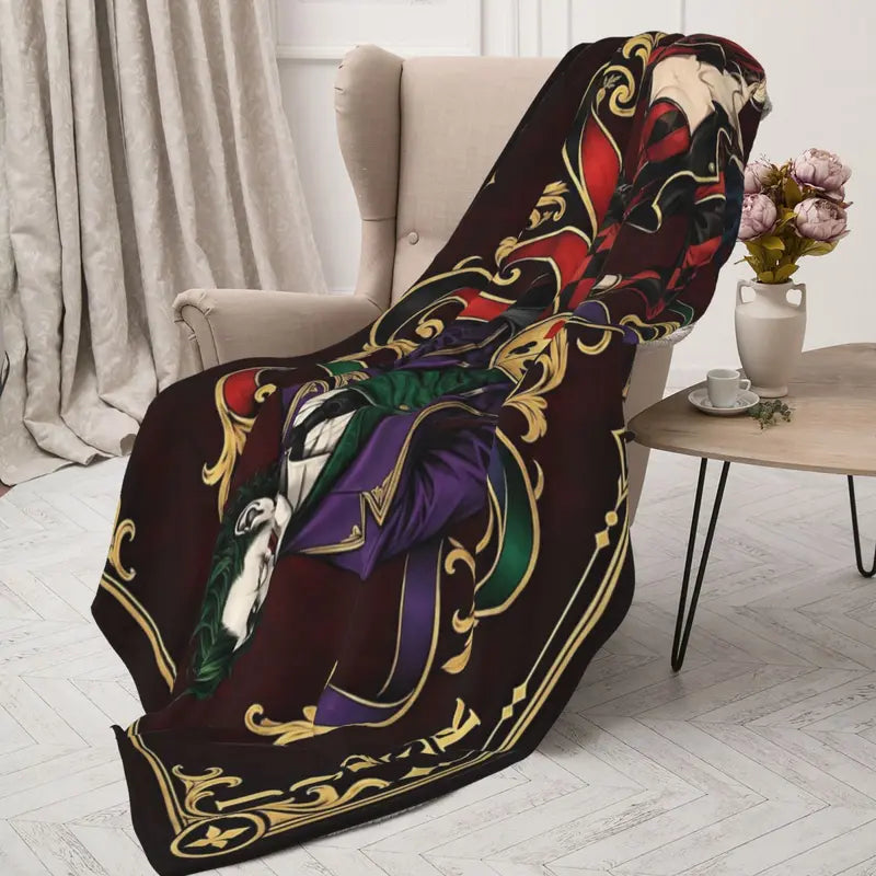 Halloween-M Blanket All Season Sofa Bedroom Chairs Dorm Couch Camping Soft Warm Cozy Bed Fleece Throw Gift for Men Women Boy Girl