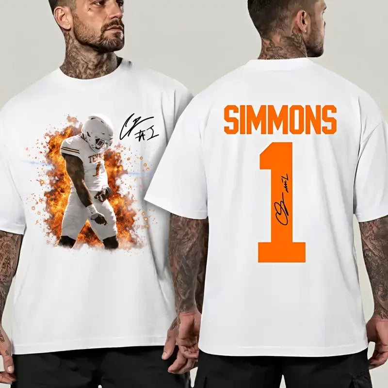 C0lin Simmons Grotesque Sack Celly Shirts, Texas Football Fan Gift