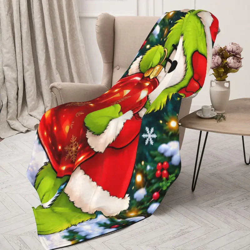 Halloween-M Blanket All Season Sofa Bedroom Chairs Dorm Couch Camping Soft Warm Cozy Bed Fleece Throw Gift for Men Women Boy Girl