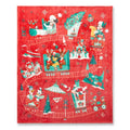 Disney Mickey & Friends Holiday Express Train Theme Park Castle Christmas Gift & Office Fleece Comfort Blanket & Throw Blankets