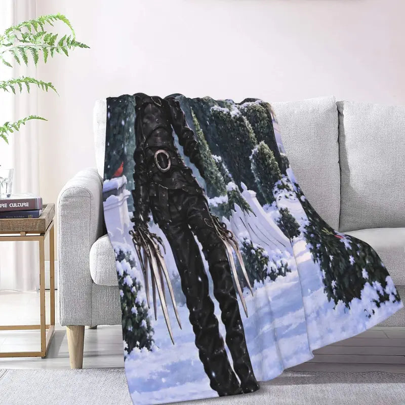 Halloween-M Blanket All Season Sofa Bedroom Chairs Dorm Couch Camping Soft Warm Cozy Bed Fleece Throw Gift for Men Women Boy Girl