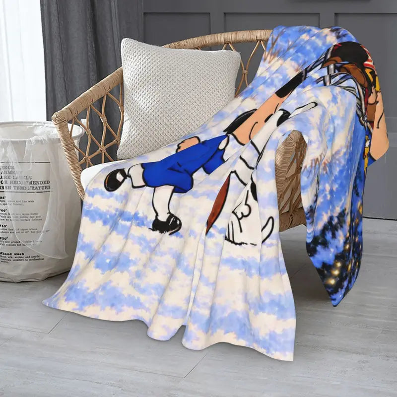 Halloween-M Blanket All Season Sofa Bedroom Chairs Dorm Couch Camping Soft Warm Cozy Bed Fleece Throw Gift for Men Women Boy Girl