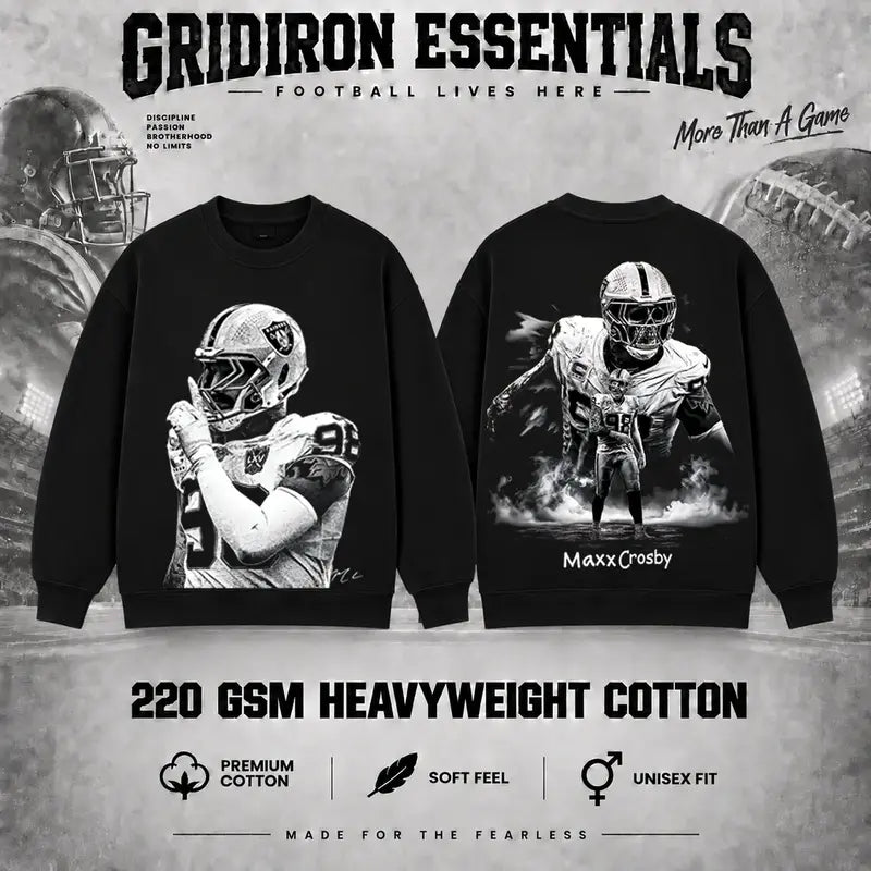 Maxx Crosby #98 V3 The Condor Football T-Shirt, Hoodie & Sweatshirt, Premium 100% Cotton Fan Shirt, The Condor Crosby Fans Apparel, American Football Graphic Shirt, Game Day Outfit, Touchdown Style, Streetwear Pullover Hoodie Gift
