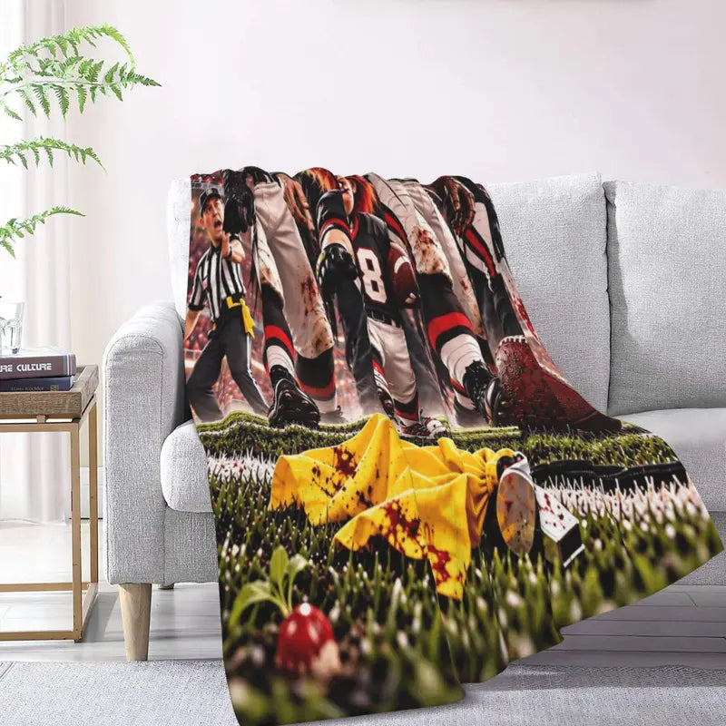 Halloween-M Blanket All Season Sofa Bedroom Chairs Dorm Couch Camping Soft Warm Cozy Bed Fleece Throw Gift for Men Women Boy Girl