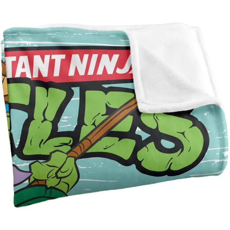 Teenage Mutant Ninja Turtles TMNT Turtle Group Silky Touch Super Soft Throw Blanket, Cartoon blanket, children's birthday gift,Cute Funny Throw Blankets for Bed Sofa Couch,Applies to Super soft  decorative sofa/sofa/bedroom