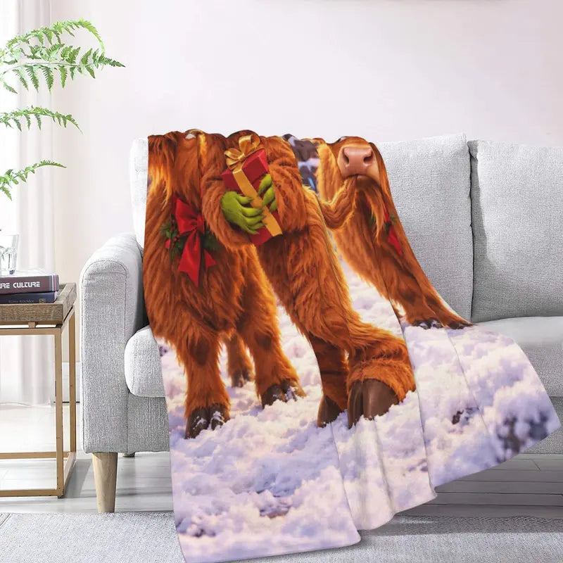 Halloween-M Blanket All Season Sofa Bedroom Chairs Dorm Couch Camping Soft Warm Cozy Bed Fleece Throw Gift for Men Women Boy Girl