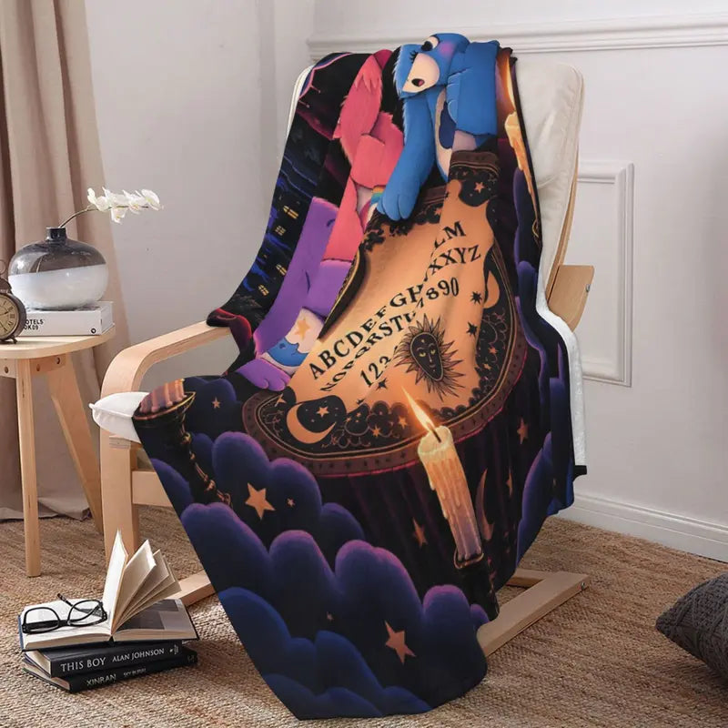 Halloween-M Blanket All Season Sofa Bedroom Chairs Dorm Couch Camping Soft Warm Cozy Bed Fleece Throw Gift for Men Women Boy Girl