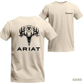 Ariat T-shirt, Ariat Cowboy Shirt, Sharp And Strong Deer Skull Design, Classic Ariat Hoodie, Suitable For Both Men And Women, able Material