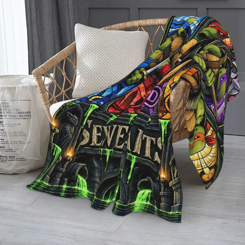 Halloween-M Blanket All Season Sofa Bedroom Chairs Dorm Couch Camping Soft Warm Cozy Bed Fleece Throw Gift for Men Women Boy Girl