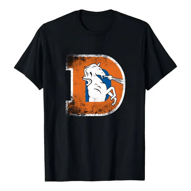 Unisex Football Horse at Denver T-Shirt, Game Day Tee for Football Team Fan
