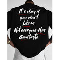 Men's Casual Fit Cotton Round Neck T-Shirt - Short-Sleeve, Stylish Graffiti Graphic Print, Breathable Streetwear Customizable Top, All Season Mens Clothes