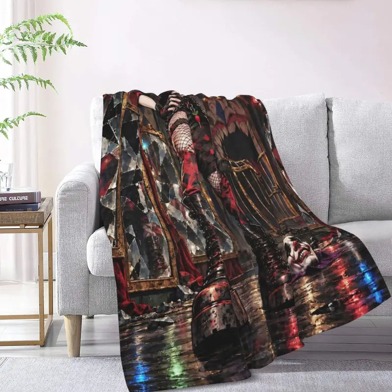 Halloween-M Blanket All Season Sofa Bedroom Chairs Dorm Couch Camping Soft Warm Cozy Bed Fleece Throw Gift for Men Women Boy Girl