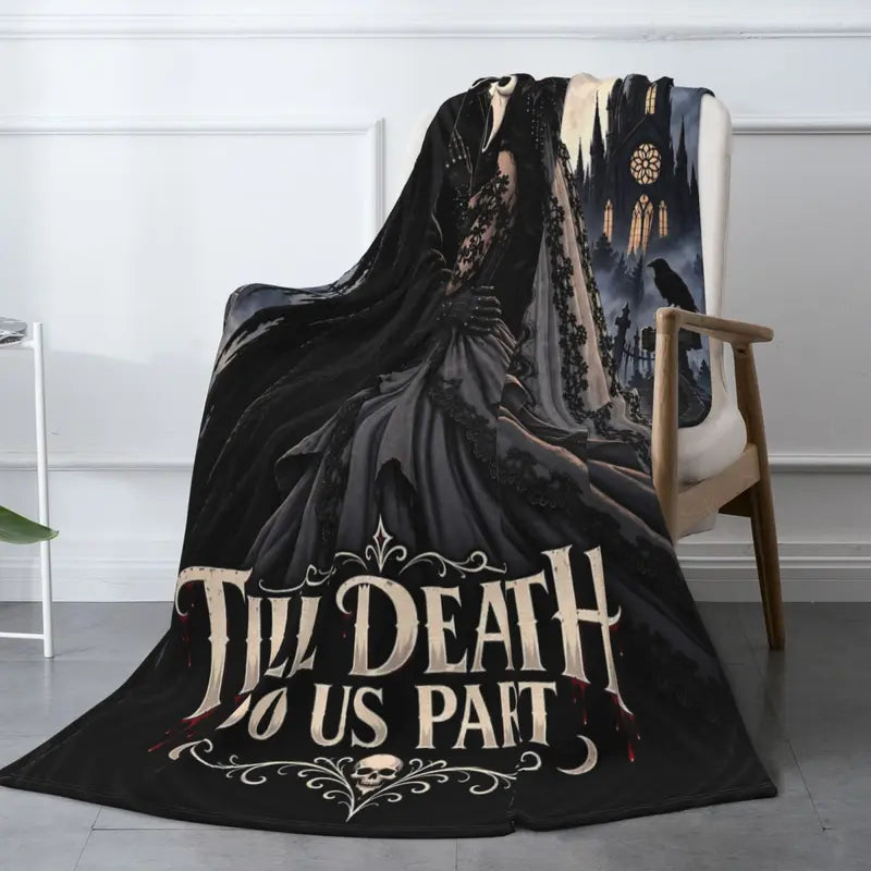 Halloween-M Blanket All Season Sofa Bedroom Chairs Dorm Couch Camping Soft Warm Cozy Bed Fleece Throw Gift for Men Women Boy Girl
