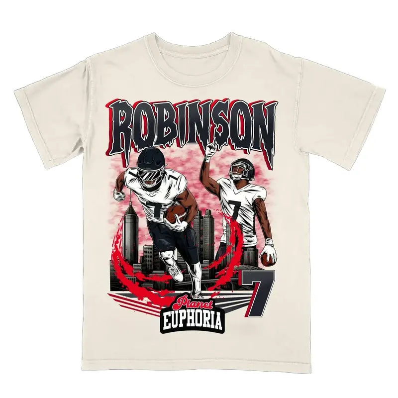 100% cotton T-shirt, unisex, suitable for gifting.Bijan/Robinson Tee TShirt - Hoodie American Football，NFL