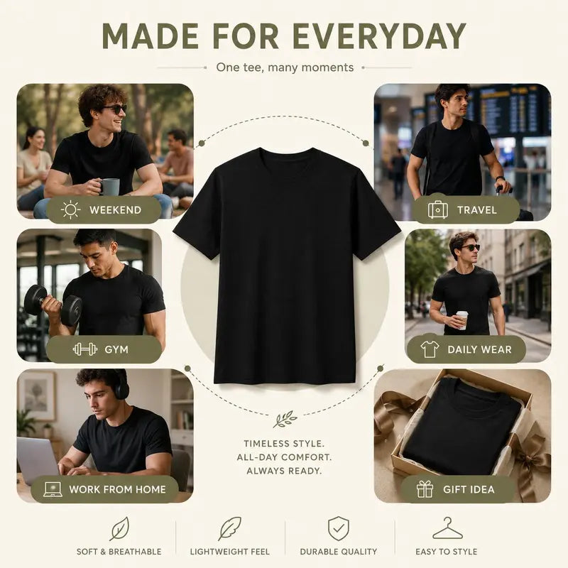 Men's 'Built for Violence' Graphic Tee - 100% Soft Cotton Crew Neck Workout Top, Breathable Fitness Shirt, Casual Fitness Wear, Machine Washable Men's Shirts Graphic Tee