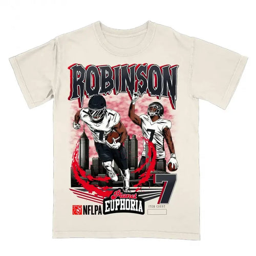 100% cotton T-shirt, unisex, suitable for gifting.Bijan/Robinson Tee TShirt - Hoodie American Football，NFL