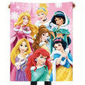 Disney Princess Character-Themed Winter Fleece Throw Blanket - Classic Princess Graphic Bedding, Christmas Holiday Gift for Kids, Character-Themed Blanket