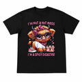 Men's Customized Short-Sleeve Cartoon Print T-Shirt - Slim Fit Soft Cotton Round Neck Tee, All-Season Casual Lightweight Menswear, Machine Washable