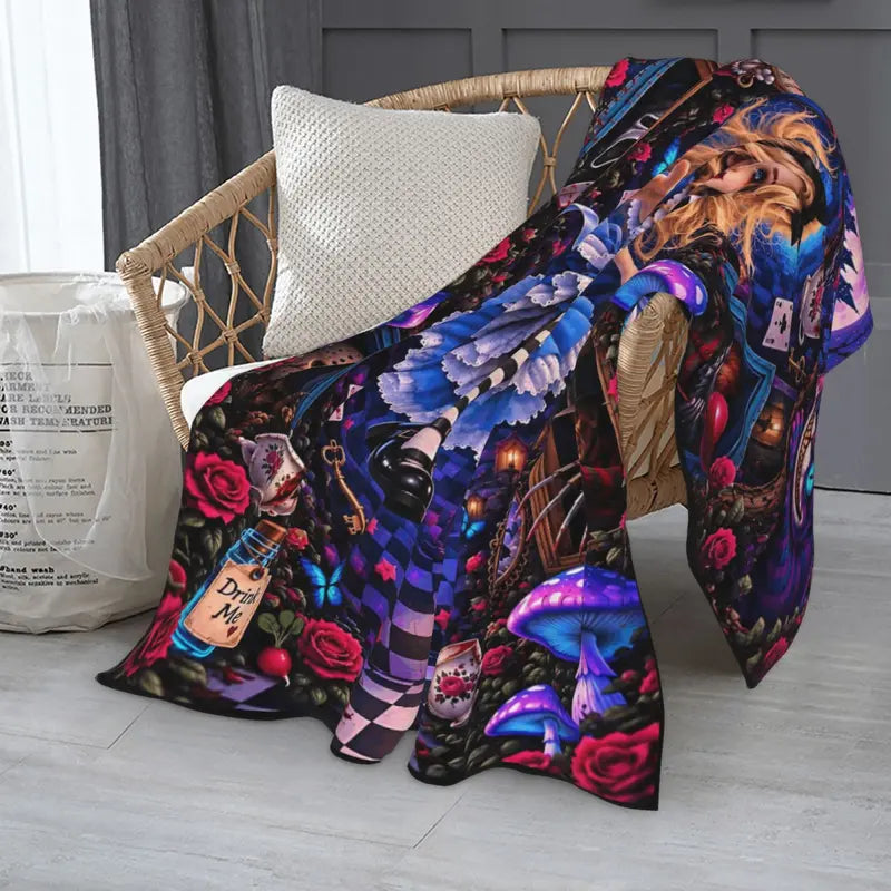 Halloween-M Blanket All Season Sofa Bedroom Chairs Dorm Couch Camping Soft Warm Cozy Bed Fleece Throw Gift for Men Women Boy Girl