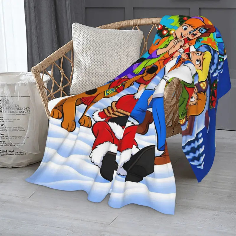 Halloween-M Blanket All Season Sofa Bedroom Chairs Dorm Couch Camping Soft Warm Cozy Bed Fleece Throw Gift for Men Women Boy Girl